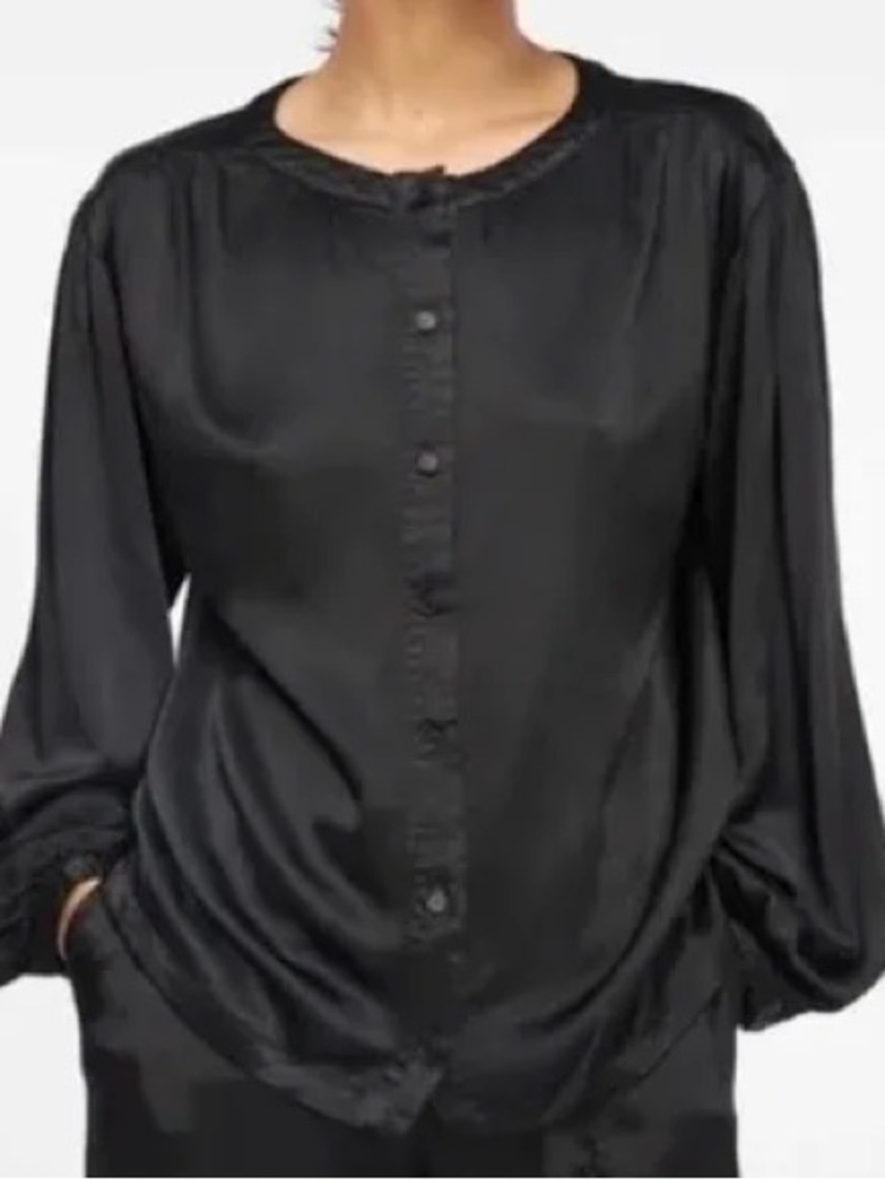 Lacausa Devi satin blouse